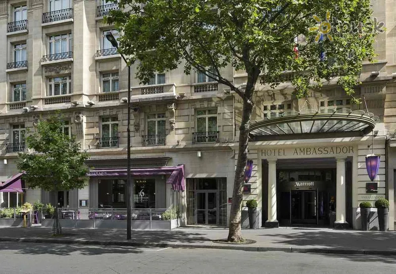 Фото отеля Paris Marriott Opera Ambassador Hotel 4* Paryžius Prancūzija išorė ir baseinai