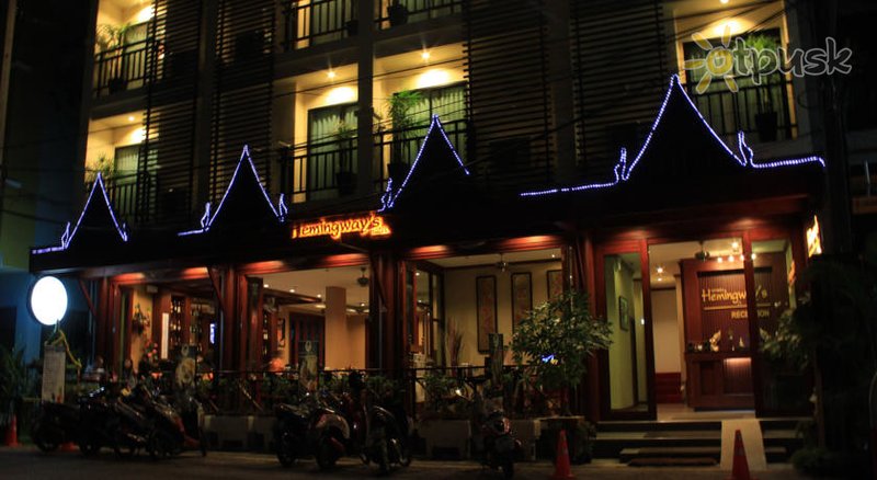 Фото отеля Patong Hemingways Hotel 3* о. Пхукет Таиланд экстерьер и бассейны