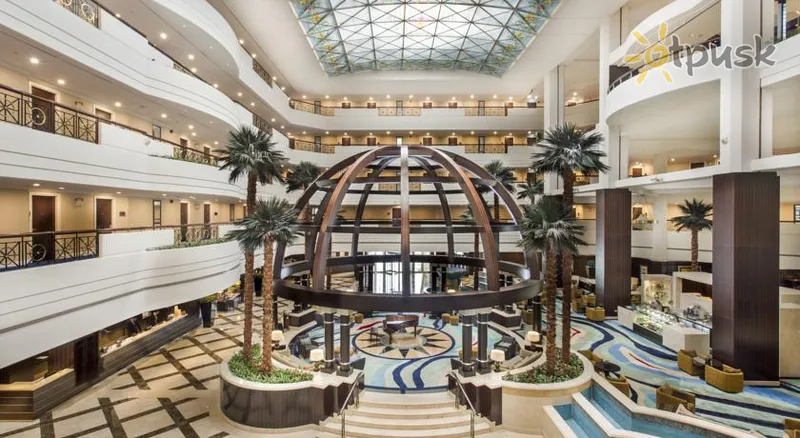 Фото отеля Movenpick Grand Al Bustan 5* Дубай ОАЭ лобби и интерьер