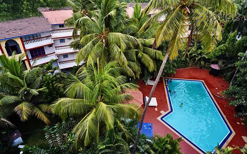 Фото отеля Mello Rosa Resort 3* Šiaurės Goa Indija išorė ir baseinai