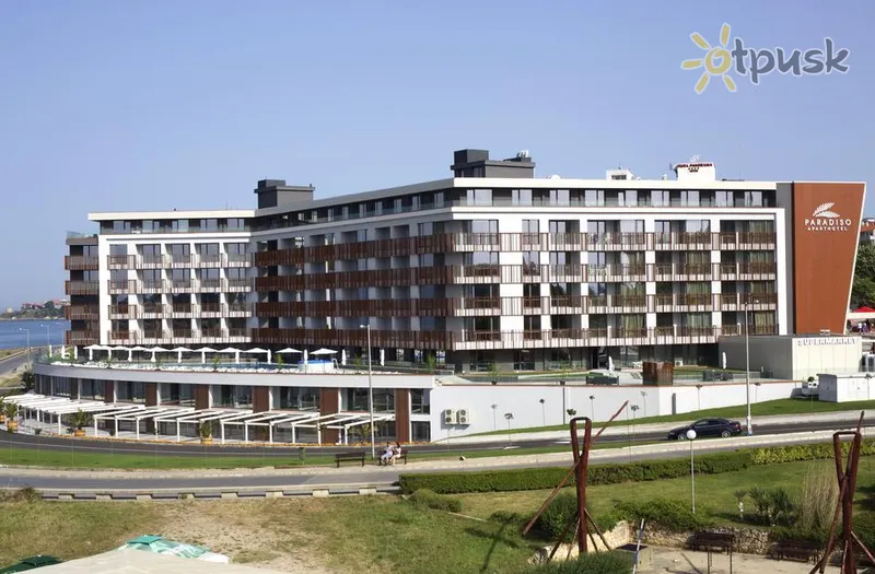 Фото отеля Paradiso Aparthotel Nessebar 3* Nesebaras Bulgarija išorė ir baseinai