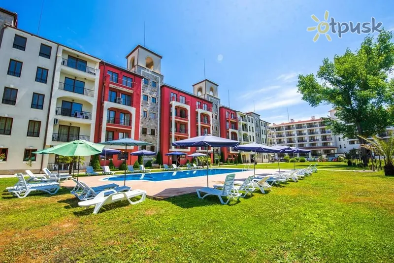 Фото отеля Primea Beach Residence 3* Tsarevo Bulgarija išorė ir baseinai