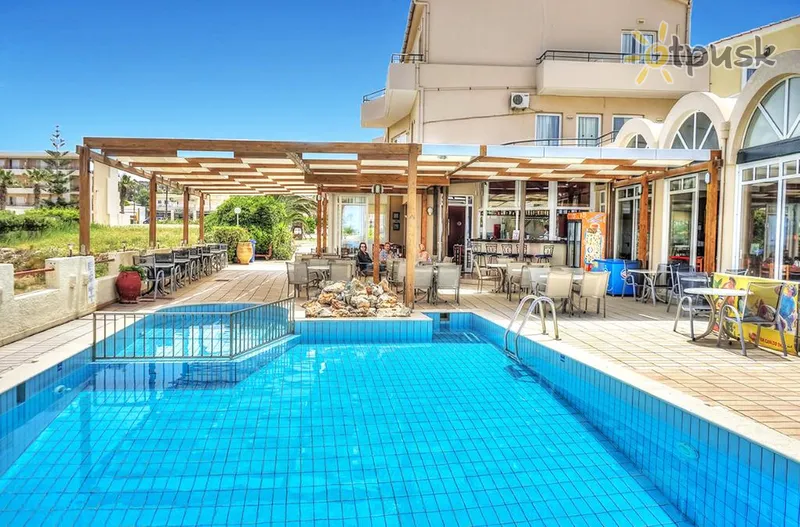 Фото отеля Seafront Hotel Apartments 3* о. Крит – Ретимно Греция экстерьер и бассейны