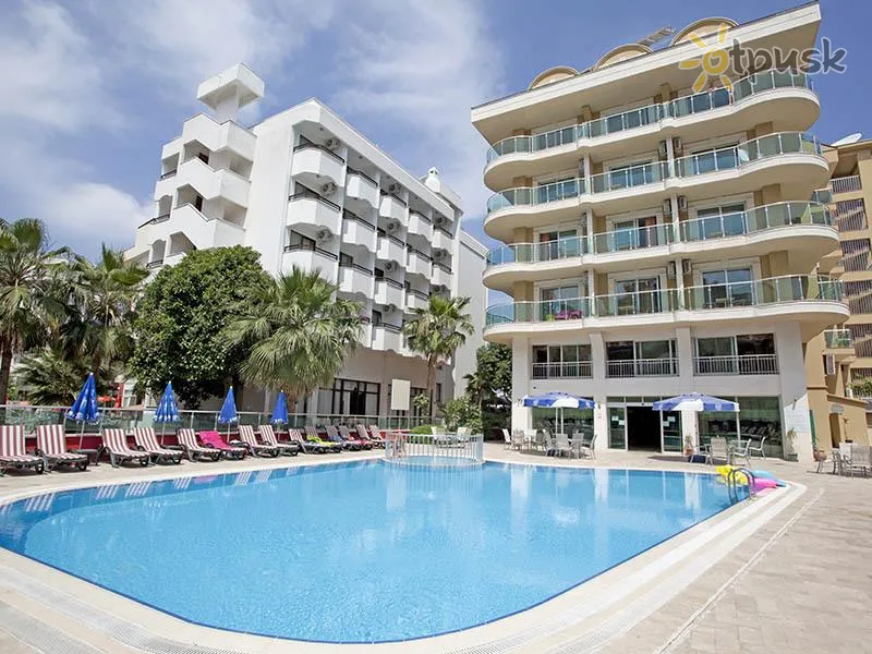 Фото отеля Alkan Hotel 3* Marmaris Turkija išorė ir baseinai
