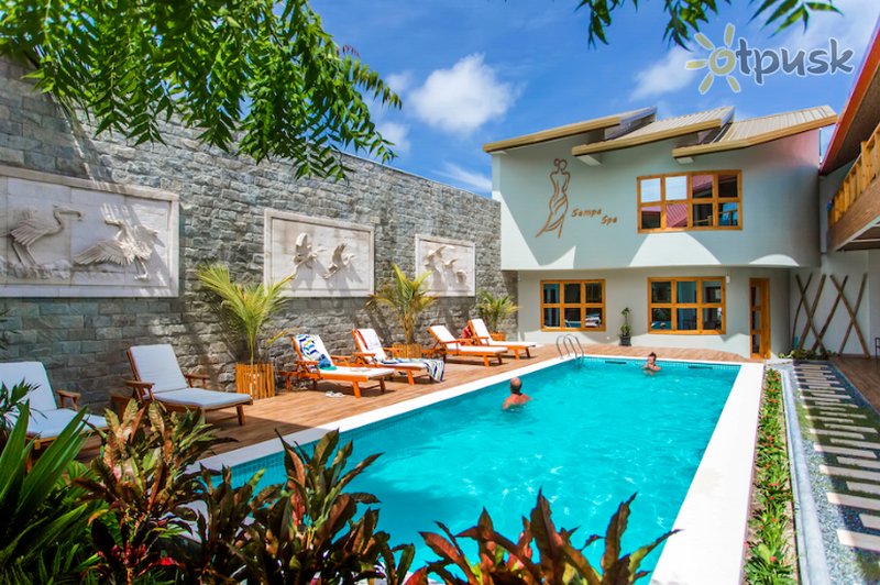 Фото отеля Kaani Village & Spa 4* Южный Мале Атолл Мальдивы экстерьер и бассейны