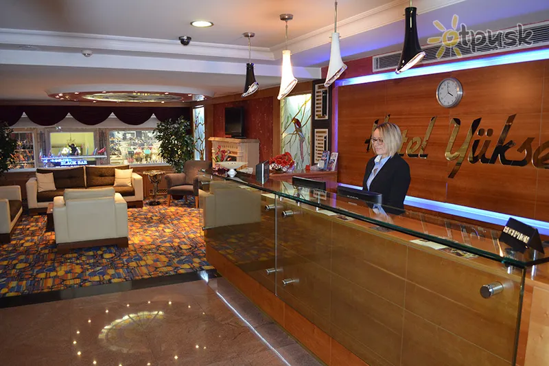 Фото отеля Yuksel Hotel 3* Стамбул Турция лобби и интерьер