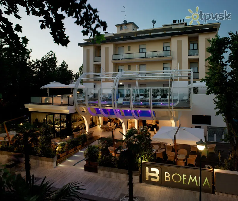 Фото отеля Boemia Hotel 4* Riminis Italiją išorė ir baseinai