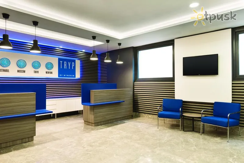 Фото отеля Tryp by Wyndham Istanbul Taksim 4* Стамбул Турция лобби и интерьер