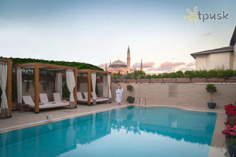 Фото отеля Sura Hagia Sophia Hotel 5* Стамбул Турция экстерьер и бассейны