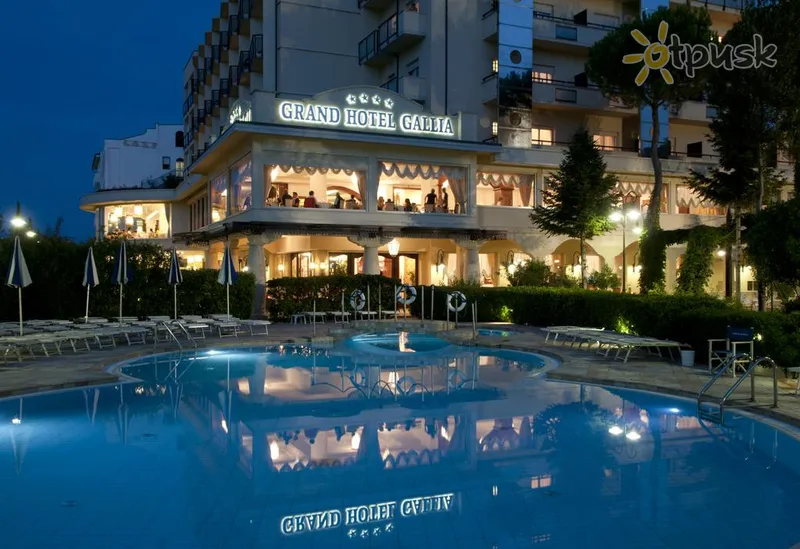Фото отеля Gallia Grand Hotel 4* Ріміні Італія екстер'єр та басейни