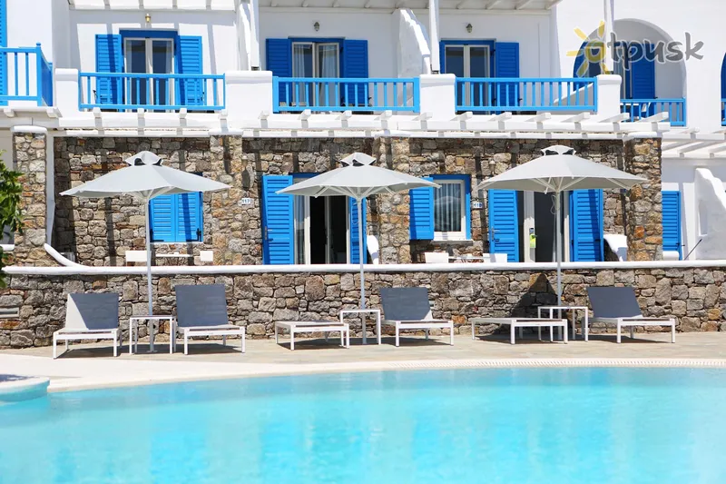 Фото отеля Argo Hotel 3* о. Міконос Греція екстер'єр та басейни
