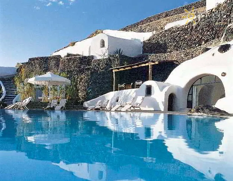 Фото отеля Perivolas 5* о. Санторини Греция экстерьер и бассейны