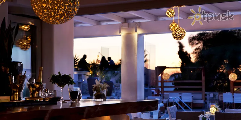 Фото отеля Belvedere Hotel 5* par. Mykonos Grieķija bāri un restorāni