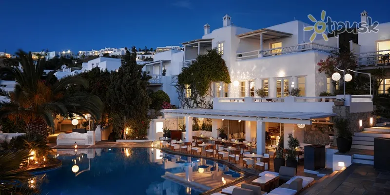 Фото отеля Belvedere Hotel 5* о. Миконос Греция экстерьер и бассейны