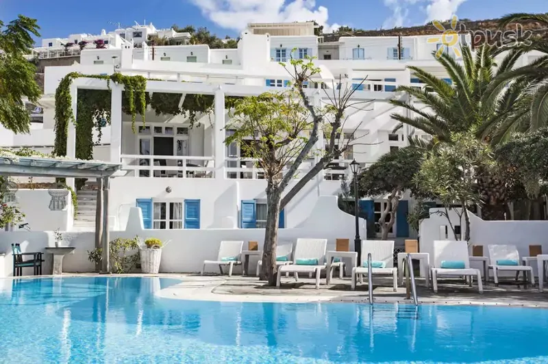 Фото отеля Leto Hotel 4* о. Міконос Греція екстер'єр та басейни