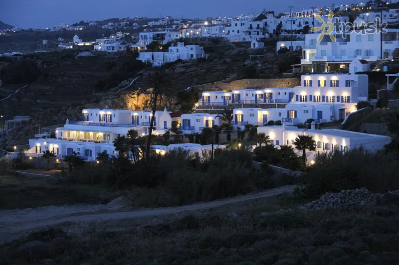 Фото отеля Mykonos Beach Hotel 2* о. Миконос Греция экстерьер и бассейны