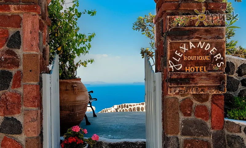 Фото отеля Alexander's Boutique Hotel 4* par. Santorini Grieķija ārpuse un baseini