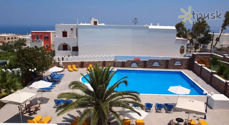 Фото отеля Albatros Hotel 3* о. Санторини Греция экстерьер и бассейны