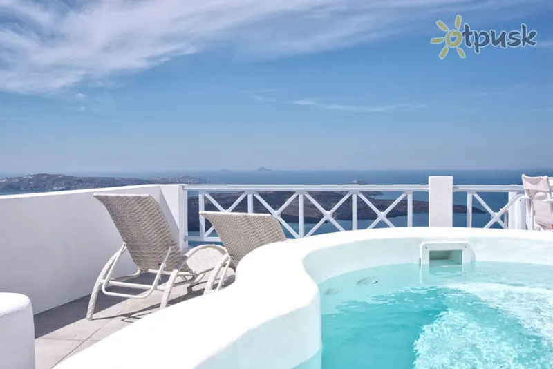 Фото отеля Blue Dolphins Apartments & Suites 3* par. Santorini Grieķija ārpuse un baseini