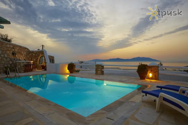 Фото отеля Thermes Mykonos Luxury Villas 4* par. Mykonos Grieķija ārpuse un baseini