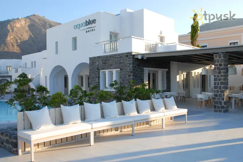 Фото отеля Aqua Blue Hotel 4* о. Санторини Греция экстерьер и бассейны