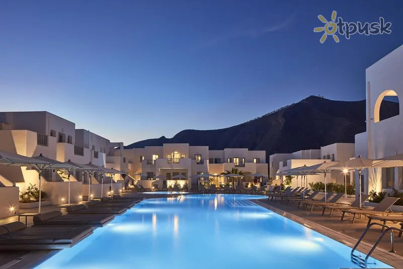 Фото отеля Aqua Blue Hotel 4* о. Санторіні Греція екстер'єр та басейни
