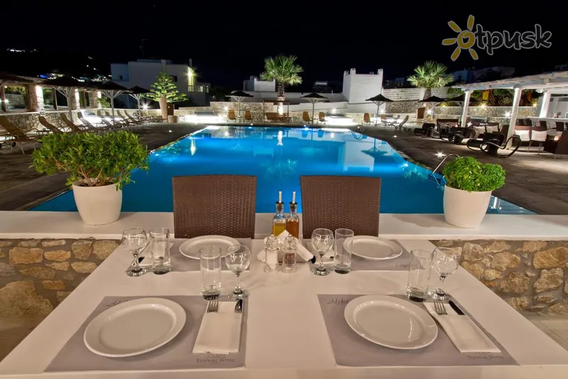 Фото отеля Yiannaki Hotel 4* о. Міконос Греція бари та ресторани