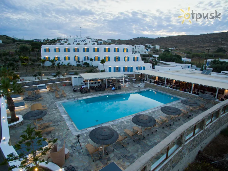 Фото отеля Yiannaki Hotel 4* о. Миконос Греция экстерьер и бассейны