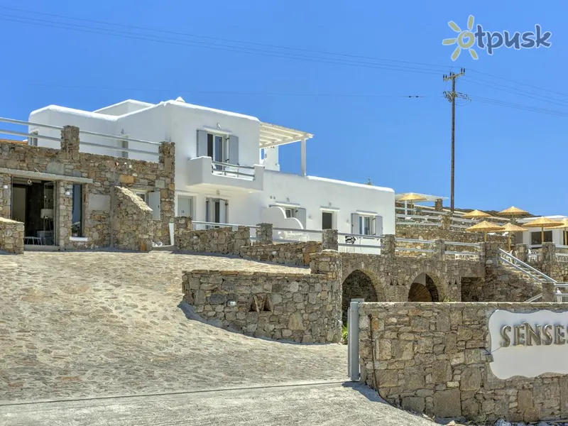 Фото отеля Senses Luxury Villas & Suites 3* Mikėnai Graikija išorė ir baseinai