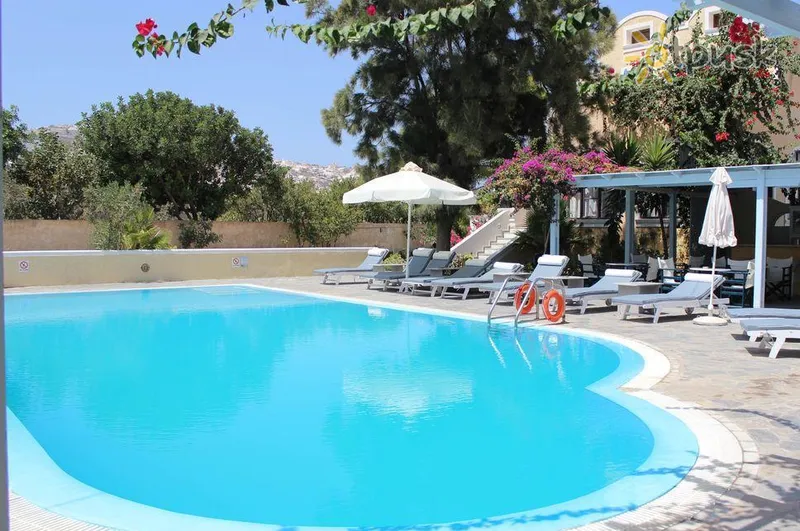 Фото отеля Alia Hotel 3* о. Санторини Греция экстерьер и бассейны