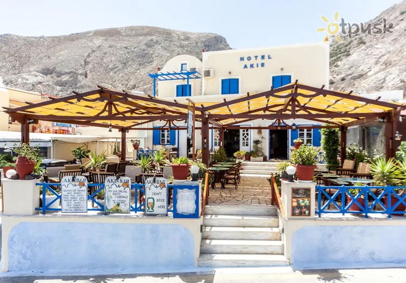 Фото отеля Akis Hotel 2* Santorini Graikija barai ir restoranai