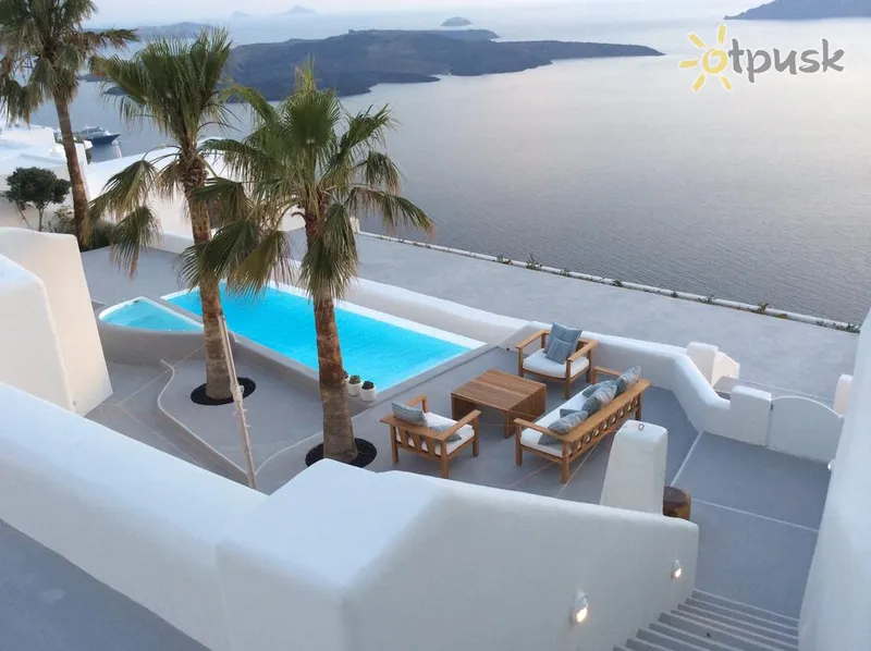 Фото отеля Aura Villa 4* о. Санторини Греция экстерьер и бассейны