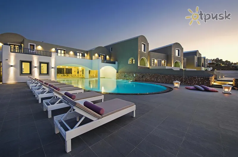 Фото отеля Acroterra Rosa Luxury Suites 5* о. Санторини Греция экстерьер и бассейны