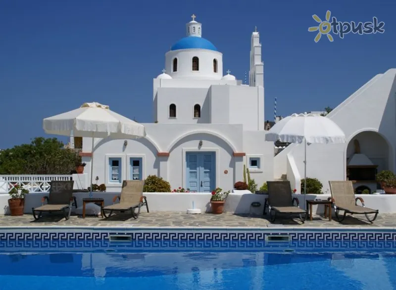 Фото отеля Aethrio Hotel 4* о. Санторини Греция экстерьер и бассейны