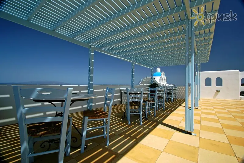 Фото отеля Aethrio Hotel 4* par. Santorini Grieķija bāri un restorāni
