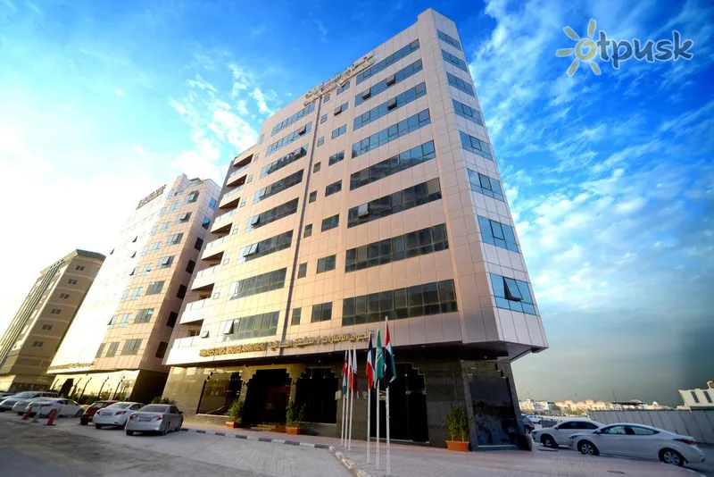 Фото отеля Emirates Stars Hotel Apartments Sharjah 4* Шарджа ОАЭ экстерьер и бассейны