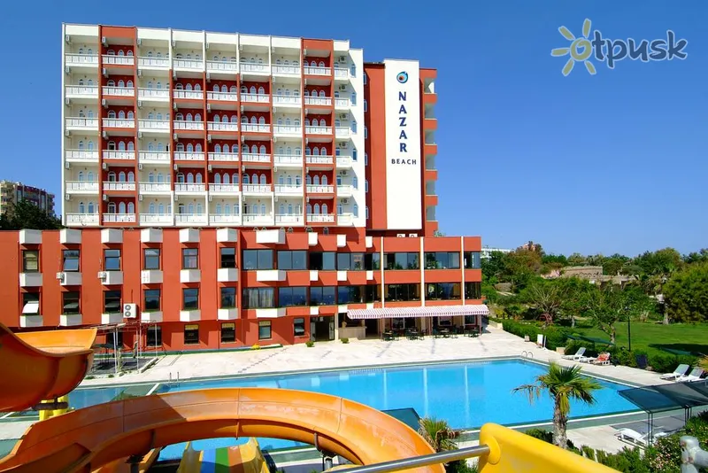 Фото отеля Nazar Beach City & Resort Hotel 3* Antālija Turcija akvaparks, slidkalniņi