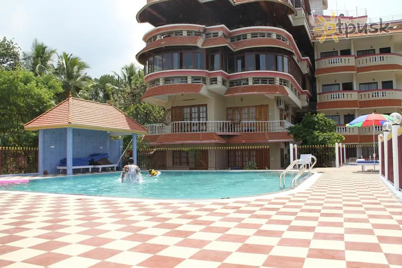 Фото отеля Hill & Sea View Ayurvedic Beach Resort 3* Šiaurės Goa Indija išorė ir baseinai