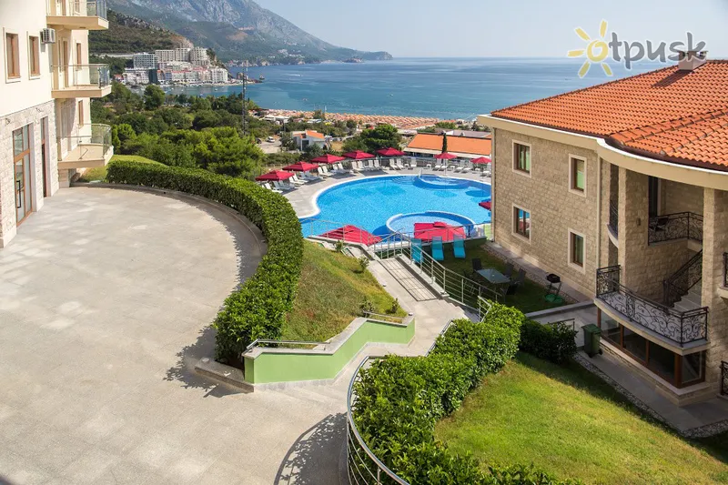 Фото отеля Belvedere Residence 4* Becici Juodkalnija išorė ir baseinai