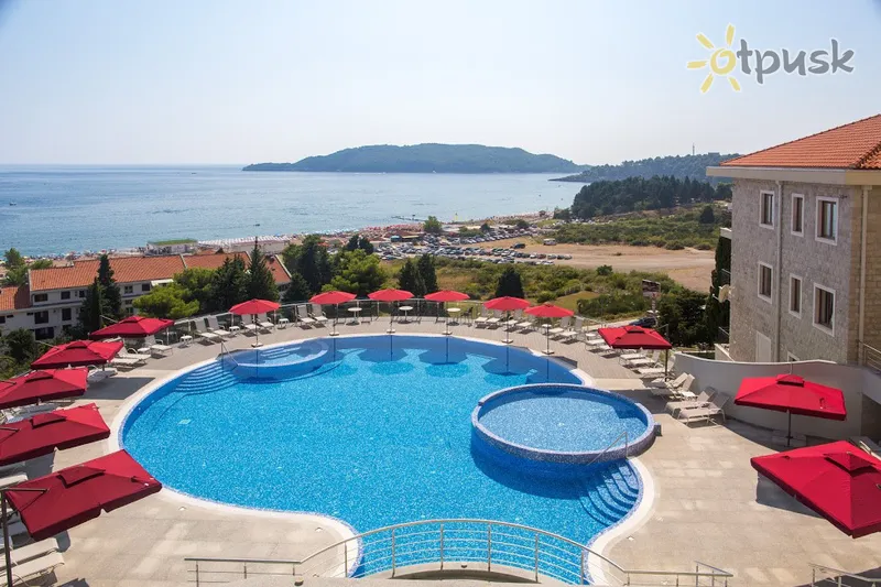 Фото отеля Belvedere Residence 4* Becici Juodkalnija išorė ir baseinai