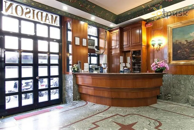 Фото отеля Madison Hotel 3* Roma Itālija vestibils un interjers