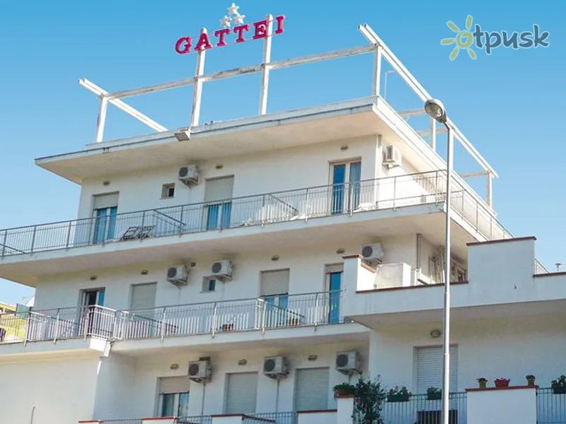 Фото отеля Gattei Hotel 3* Ріміні Італія екстер'єр та басейни
