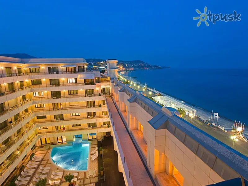 Фото отеля Hyatt Regency Nice Palais de la Mediterranee 5* Puiku Prancūzija išorė ir baseinai