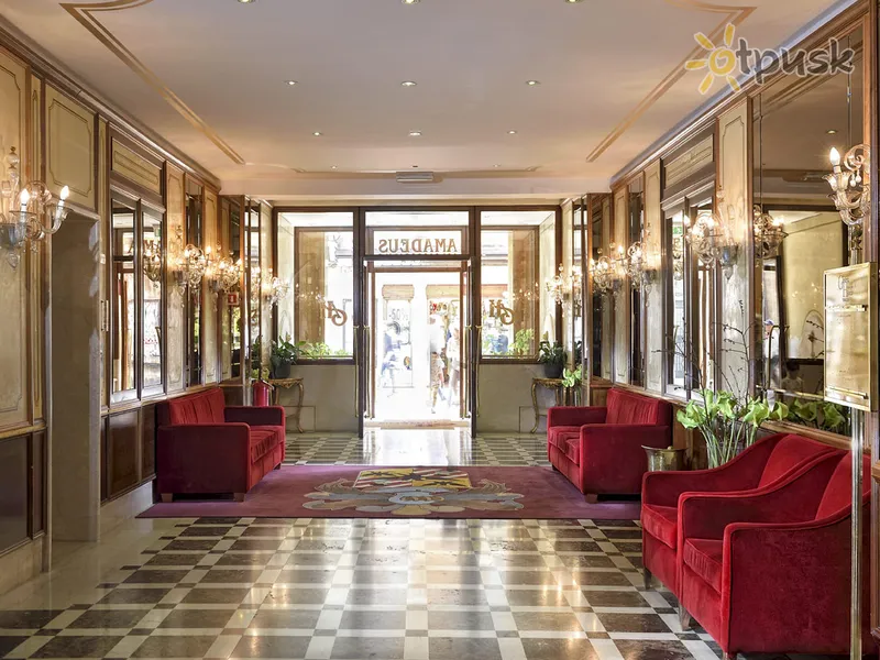 Фото отеля Amadeus Hotel 4* Venecija Italija fojė ir interjeras