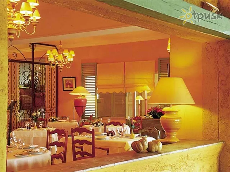 Фото отеля Mas D’artigny Hotel & Spa 4* Puiku Prancūzija barai ir restoranai