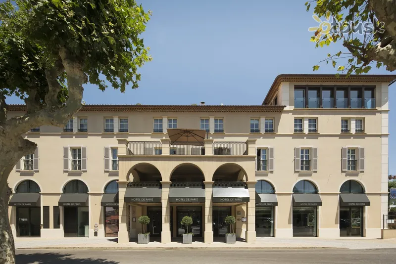 Фото отеля De Paris Saint-Tropez Hotel 5* Sentropeza Francija ārpuse un baseini
