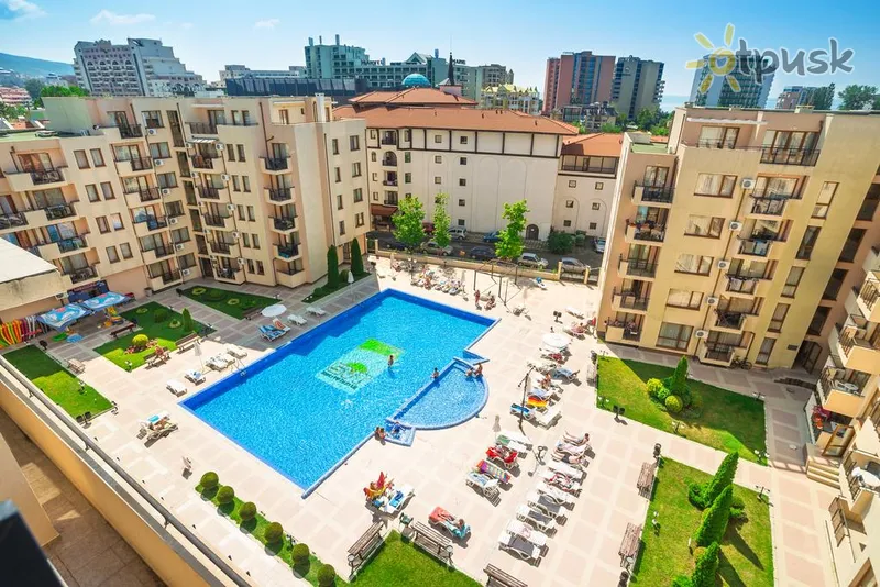 Фото отеля Roxy Apart Hotel 3* Saulėtas paplūdimys Bulgarija išorė ir baseinai