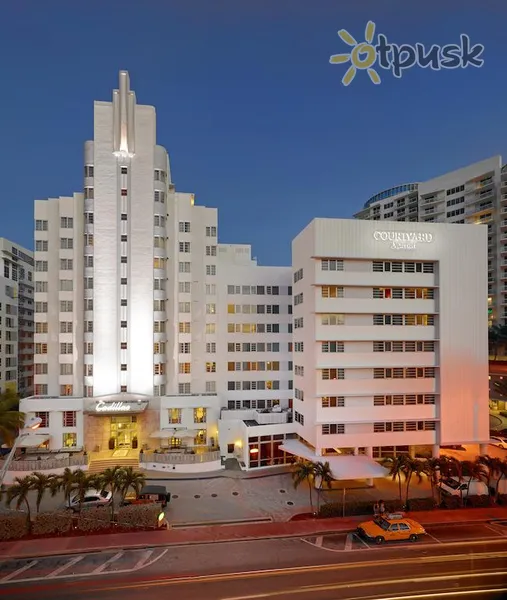 Фото отеля Courtyard Cadillac Miami Beach Oceanfront 4* Майами США экстерьер и бассейны