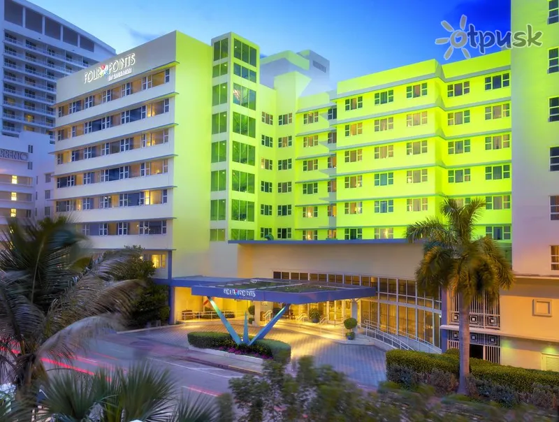 Фото отеля Four Points By Sheraton Miami Beach 4* Majamis JAV išorė ir baseinai