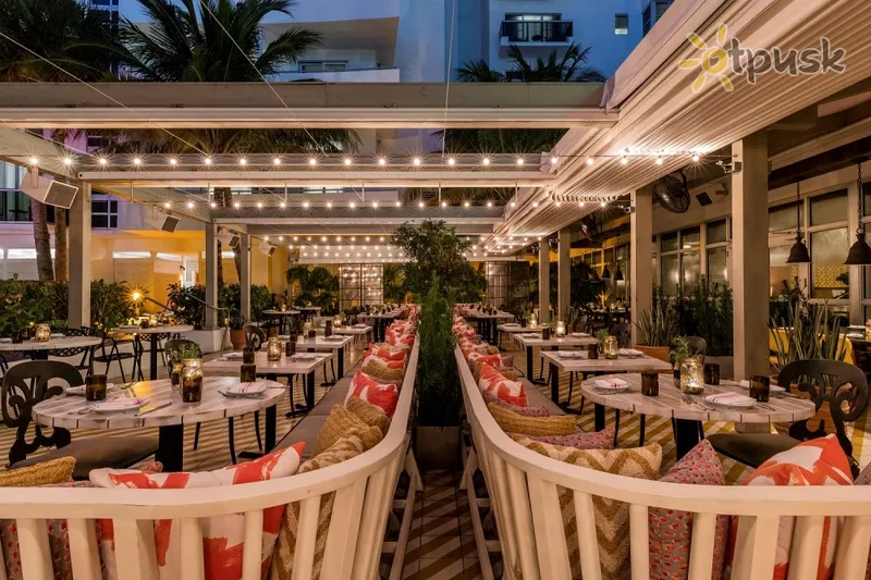 Фото отеля The Confidante Miami Beach 5* Майами США бары и рестораны